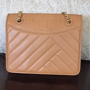 Tory Burch Alexa Convertible Aged Vachetta Purse